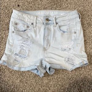 High rise super stretchy American eagle shorts